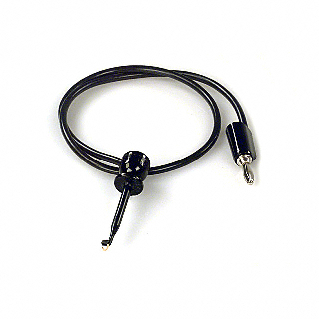 601XR-18 BLK E-Z-Hook  Cables de prueba - Banana, interfaz de medidor